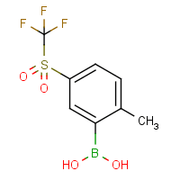 2-Methyl-5-(trifluoromethylsulfonyl)phenylboronic acid