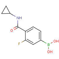 N-Cyclopropyl 4-borono-2-fluorobenzamide