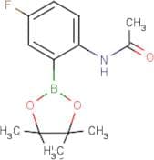 2-Acetamido-5-fluorophenylboronic acid, pinacol ester