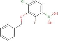 3-Benzyloxy-4-chloro-2-fluorophenylboronic acid