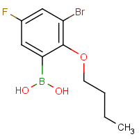 3-Bromo-2-butoxy-5-fluorophenylboronic acid