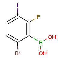 6-Bromo-2-fluoro-3-iodophenylboronic acid