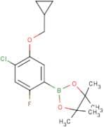 4-Chloro-5-(cyclopropylmethoxy)-2-fluorophenylboronic acid, pinacol ester