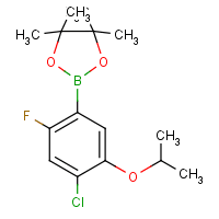 4-Chloro-2-fluoro-5-isopropoxyphenylboronic acid, pinacol ester