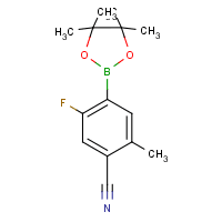 4-Cyano-2-fluoro-5-methylphenylboronic acid, pinacol ester