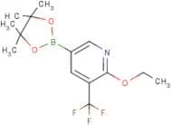2-Ethoxy-5-(4,4,5,5-tetramethyl-1,3,2-dioxaborolan-2-yl)-3-(trifluoromethyl)-pyridine