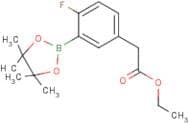 2-Fluoro-5-(ethoxycarbonylmethyl)phenylboronic acid, pinacol ester