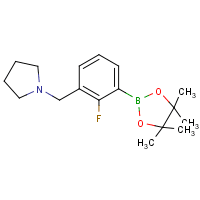 2-Fluoro-3-pyrrolidinomethylphenylboronic acid, pinacol ester