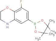 8-Fluoro-6-(4,4,5,5-tetramethyl-1,3,2-dioxaborolan-2-yl)-3,4-dihydro-2H-benzo[b][1,4]oxazine