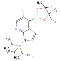 5-Fluoro-4-(4,4,5,5-tetramethyl-1,3,2-dioxaborolan-2-yl)-1-(triisopropylsilyl)-1H-pyrrolo[2,3-b]py…