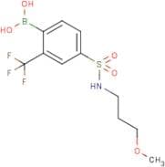 4-(N-(3-Methoxypropyl)sulfamoyl)-2-trifluoromethylphenylboronic acid