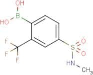4-(N-Methylsulfamoyl)-2-trifluoromethylphenylboronic acid