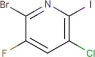 2-Bromo-5-chloro-3-fluoro-6-iodo-pyridine