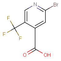 2-Bromo-5-(trifluoromethyl)isonicotinic acid