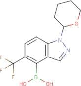 1-(Tetrahydro-2h-pyran-2-yl)-5-(trifluoromethyl)-1h-indazol-4-ylboronic acid