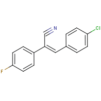 (2Z)-3-(4-Chlorophenyl)-2-(4-fluorophenyl)acrylonitrile