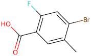 4-Bromo-2-fluoro-5-methylbenzoic acid