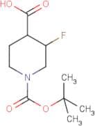1-(tert-Butoxycarbonyl)-3-fluoropiperidine-4-carboxylic acid