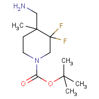 tert-Butyl 4-(aminomethyl)-3,3-difluoro-4-methylpiperidine-1-carboxylate