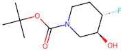 (3.4)-trans-4-Fluoro-3-hydroxy-piperidine-1-carboxylic acid tert-Butyl ester racemate