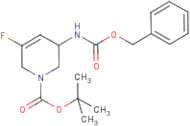 tert-Butyl 5-(benzyloxycarbonylamino)-3-fluoro-5,6-dihydropyridine-1(2H)-carboxylate