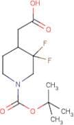 2-(1-(tert-Butoxycarbonyl)-3,3-difluoropiperidin-4-yl)acetic acid