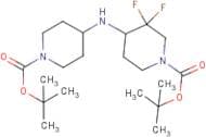 tert-Butyl 4-(1-(tert-butoxycarbonyl)piperidin-4-ylamino)-3,3-difluoropiperidine-1-carboxylate