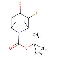 8-Boc-2-fluoro-8-aza-bicyclo[3.2.1]octan-3-one