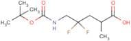 5-(tert-Butoxycarbonylamino)-4,4-difluoro-2-methylpentanoic acid