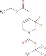 tert-Butyl 4-(2-ethoxy-2-oxoethyl)-5,5-difluoro-5,6-dihydropyridine-1(2H)-carboxylate