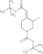 tert-Butyl 4-(2-tert-butoxy-2-oxoethylidene)-3-fluoropiperidine-1-carboxylate