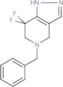 5-Benzyl-7,7-difluoro-4,5,6,7-tetrahydro-1H-pyrazolo[4,3-c]pyridine