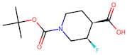 (3,4)-Cis-1-(tert-Butoxycarbonyl)-3-fluoropiperidine-4-carboxylic acid  racemate