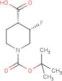 (3S,4R)-1-(tert-Butoxycarbonyl)-3-fluoropiperidine-4-carboxylic acid