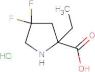 2-Ethyl-4,4-difluoropyrrolidine-2-carboxylic acid hydrochloride