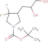 tert-Butyl 4-(2,3-dihydroxypropyl)-3,3-difluoropyrrolidine-1-carboxylate