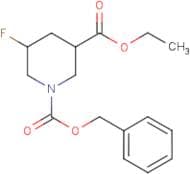 1-Benzyl 3-ethyl 5-fluoropiperidine-1,3-dicarboxylate