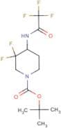 tert-Butyl 3,3-difluoro-4-(2,2,2-trifluoroacetamido)piperidine-1-carboxylate