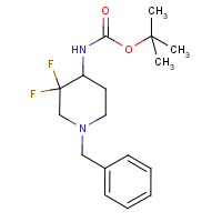 tert-Butyl 1-benzyl-3,3-difluoropiperidin-4-ylcarbamate