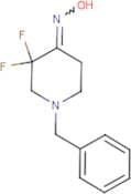 1-Benzyl-3,3-difluoropiperidin-4-one oxime