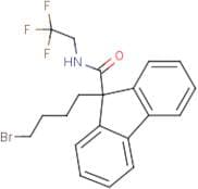 9-(4-Bromobutyl)-N-(2,2,2-trifluoroethyl)-9H-fluorene-9-carboxamide