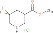 Methyl 5,5-difluoropiperidine-3-carboxylate hydrochloride