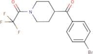 2,2,2-Trifluoro-1-(4-(4-bromobenzoyl)piperidin-1-yl)ethanone