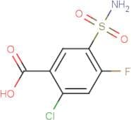 2-Chloro-4-fluoro-5-sulfamoylbenzoic acid