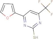 4-(Trifluoromethyl)-6-(furan-2-yl)pyrimidine-2-thiol