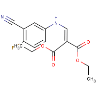Diethyl 2-((3-cyano-4-fluorophenylamino)methylene)malonate