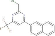 2-(Chloromethyl)-4-(trifluoromethyl)-6-(naphthalen-3-yl)pyrimidine