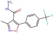 3-Methyl-5-[(4-trifluoromethyl)phenyl]isoxazole-4-carboxylic hydrazide