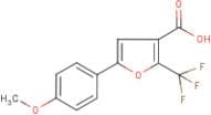 5-(4-Methoxyphenyl)-2-(trifluoromethyl)furan-3-carboxylic acid