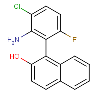 1-(2-Amino-3-chloro-6-fluorophenyl)naphthalen-2-ol